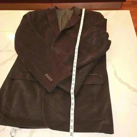 Calvin Klein Mens Velvet Smooth Blazer Black size 44L - Picture 12 of 12